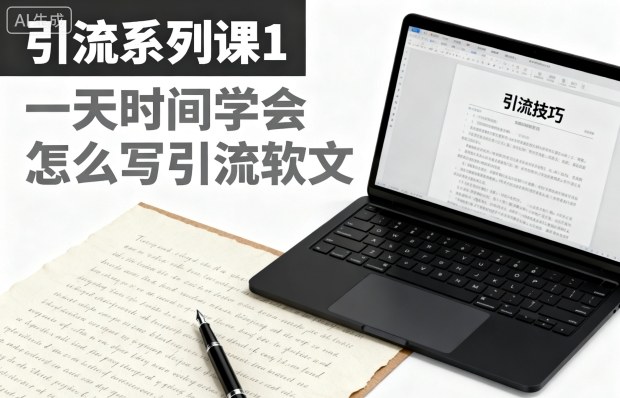 引流系列课1，一天时间学会怎么写引流软文-创米星球V8.1