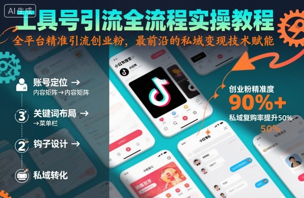 工具号引流全流程保姆级实操教程，全平台精准引流创业粉，最前沿的私域变现技术赋能-创米星球V8.1